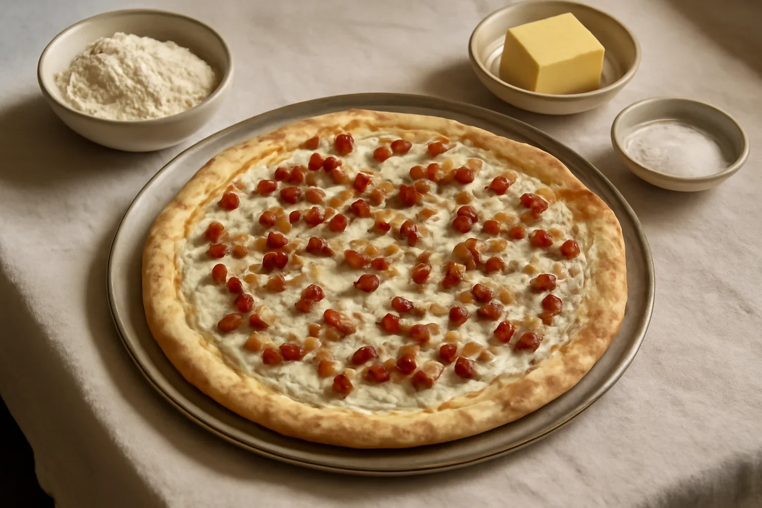 Tarte Flambée, rețetă tradițională alsaciană