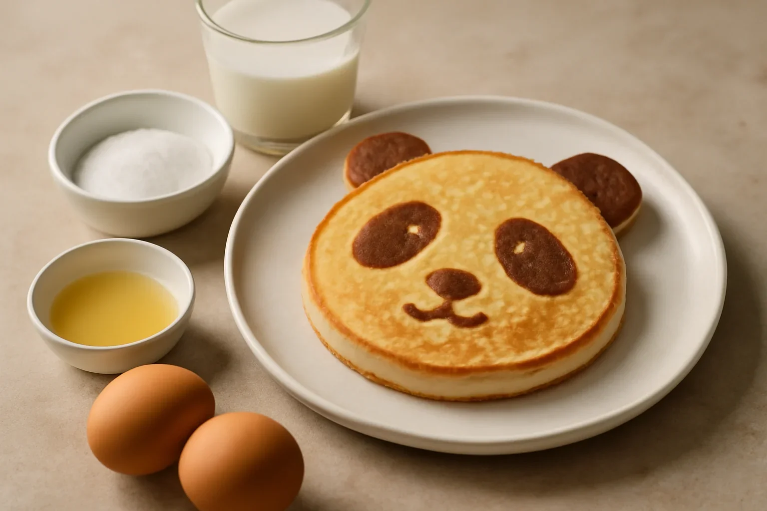 Clatite Panda pentru copii