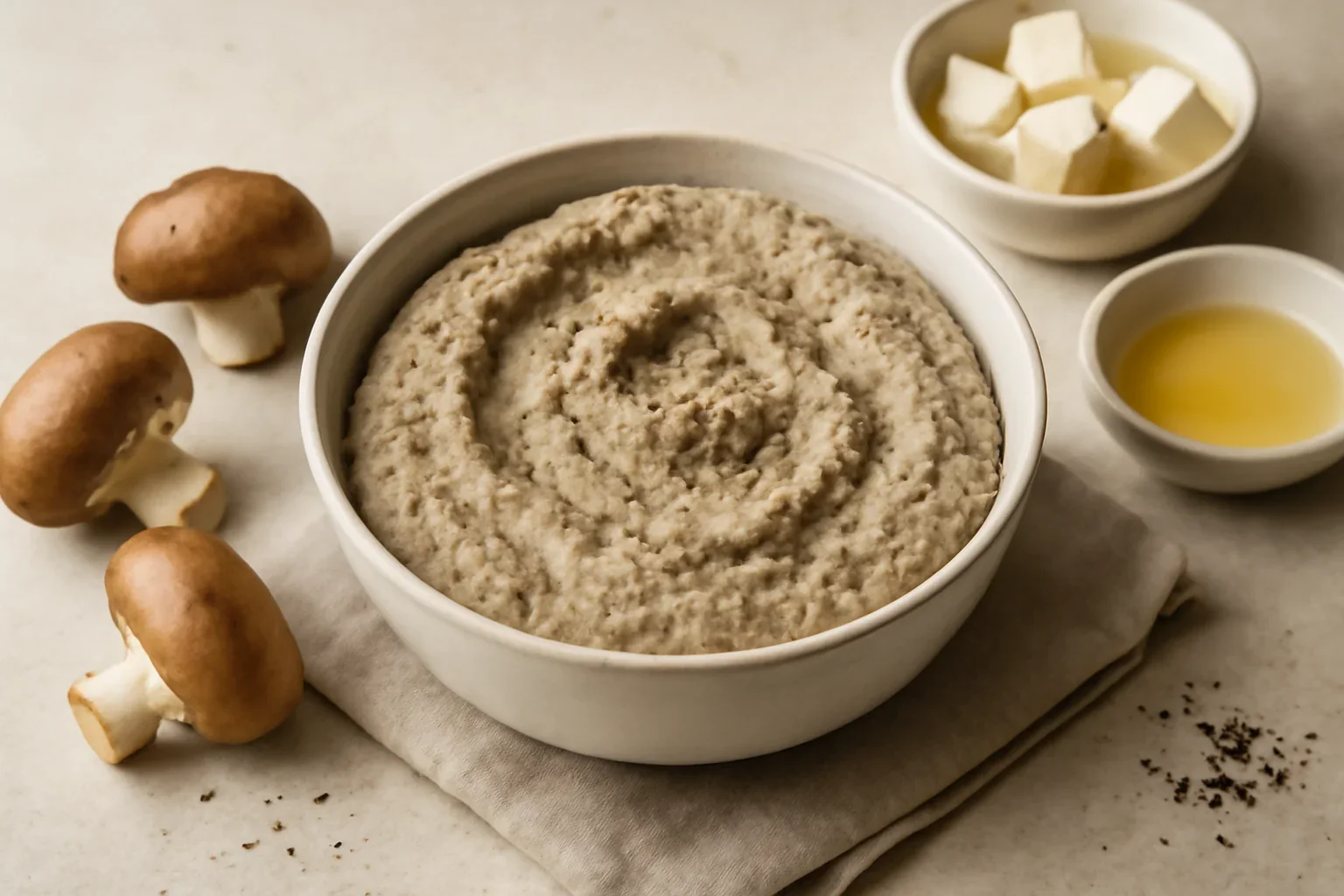 Pastă de ciuperci champignon