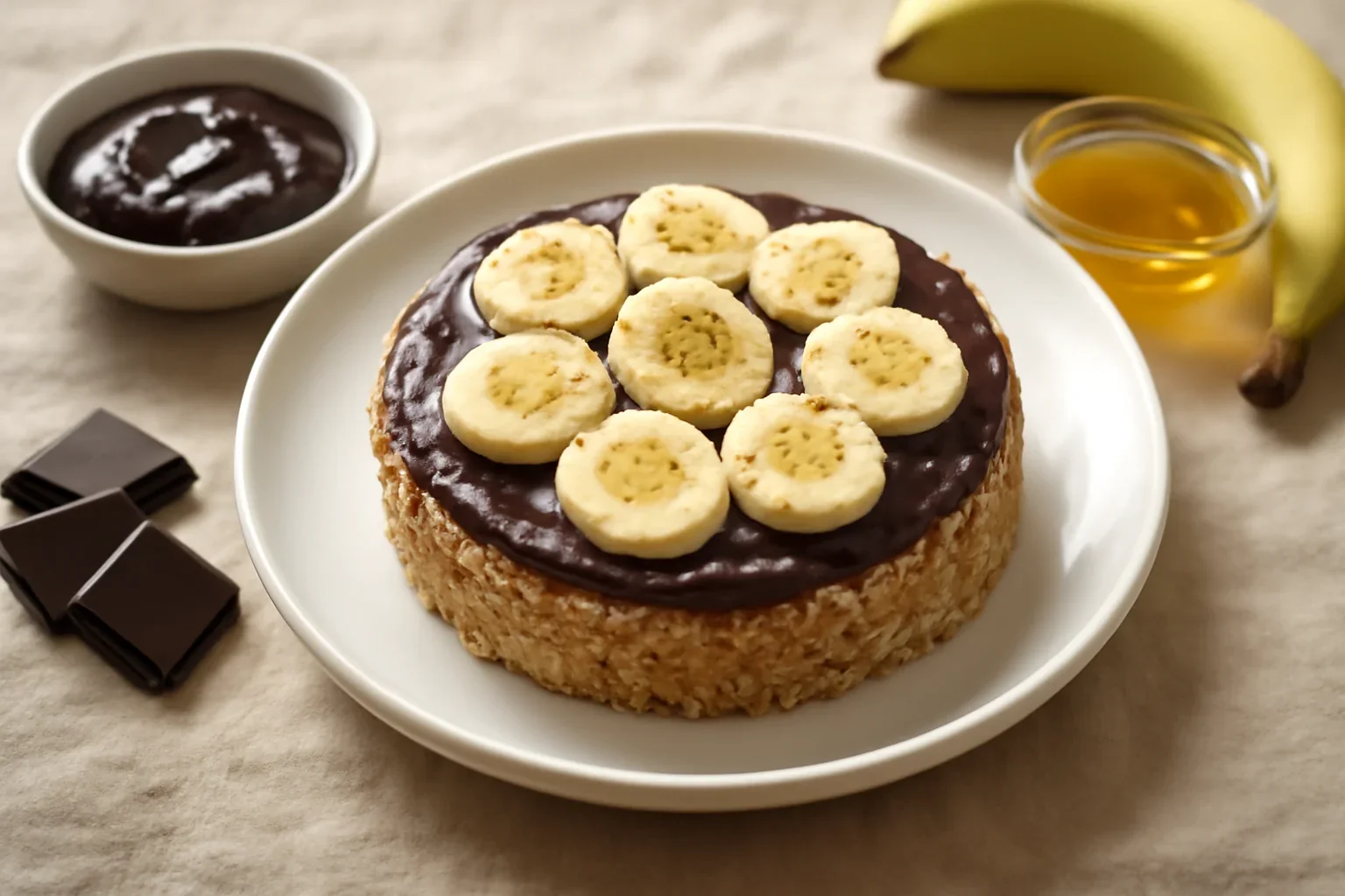 Desert cu fulgi de ovaz si banana