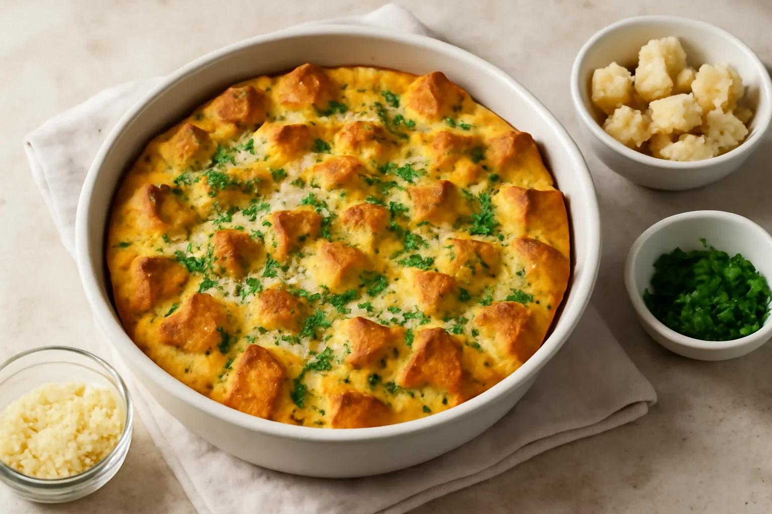 Frigănele uriașe din cuburi de pâine rețeta de frittata de pâine cu ou și brânză