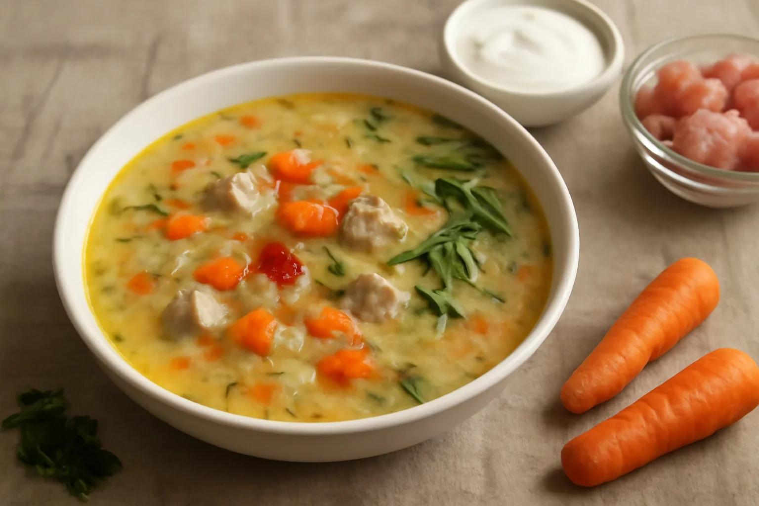 Ciorba ardeleneasca de porc cu tarhon