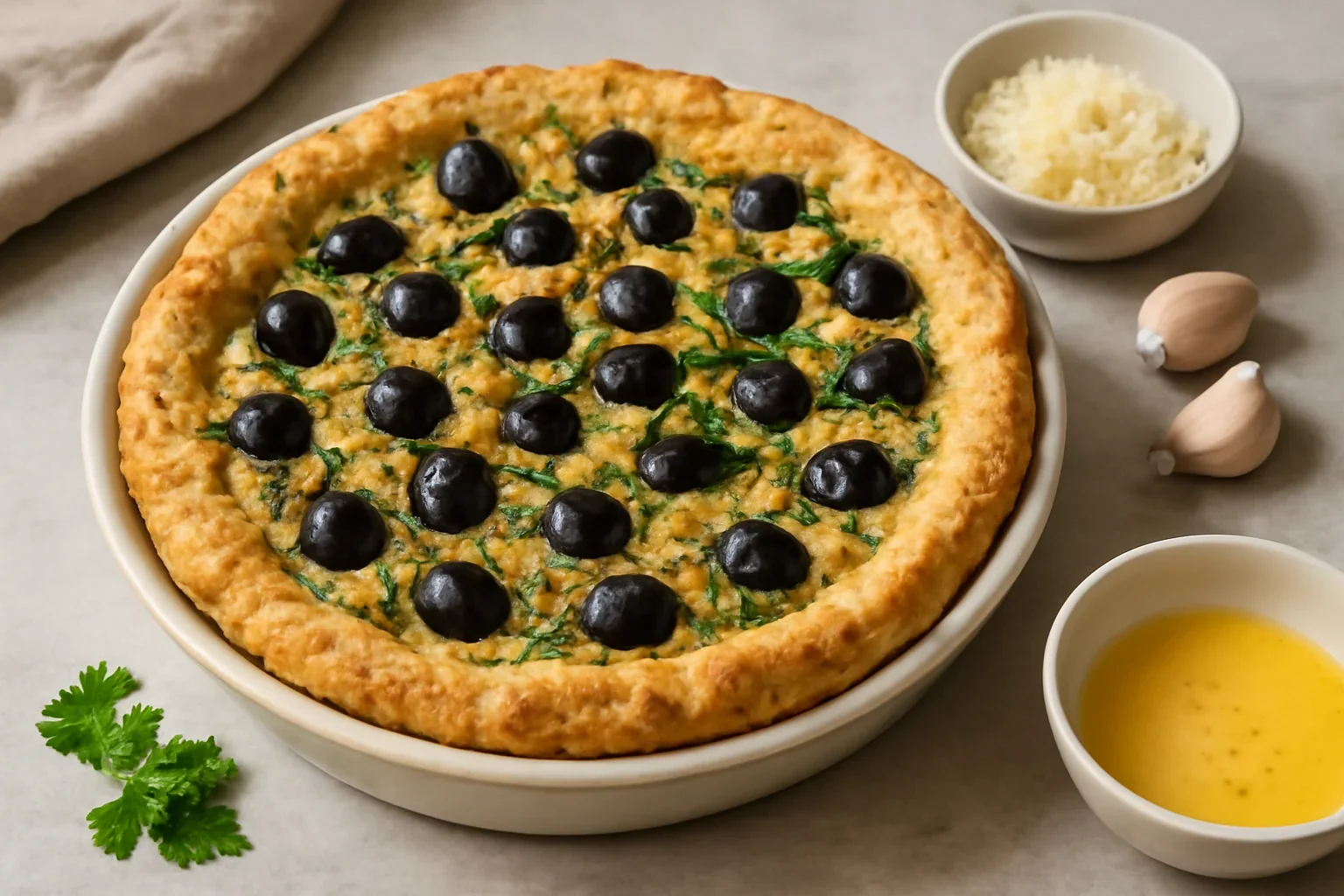 Tarte rustice cu masline