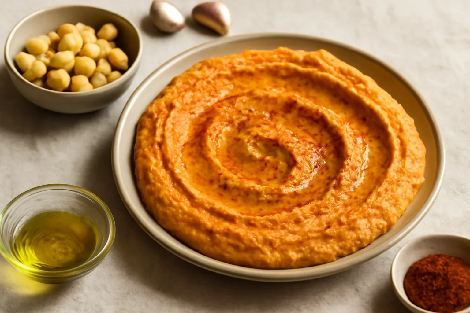 Pastă picantă rețetă de pate de năut