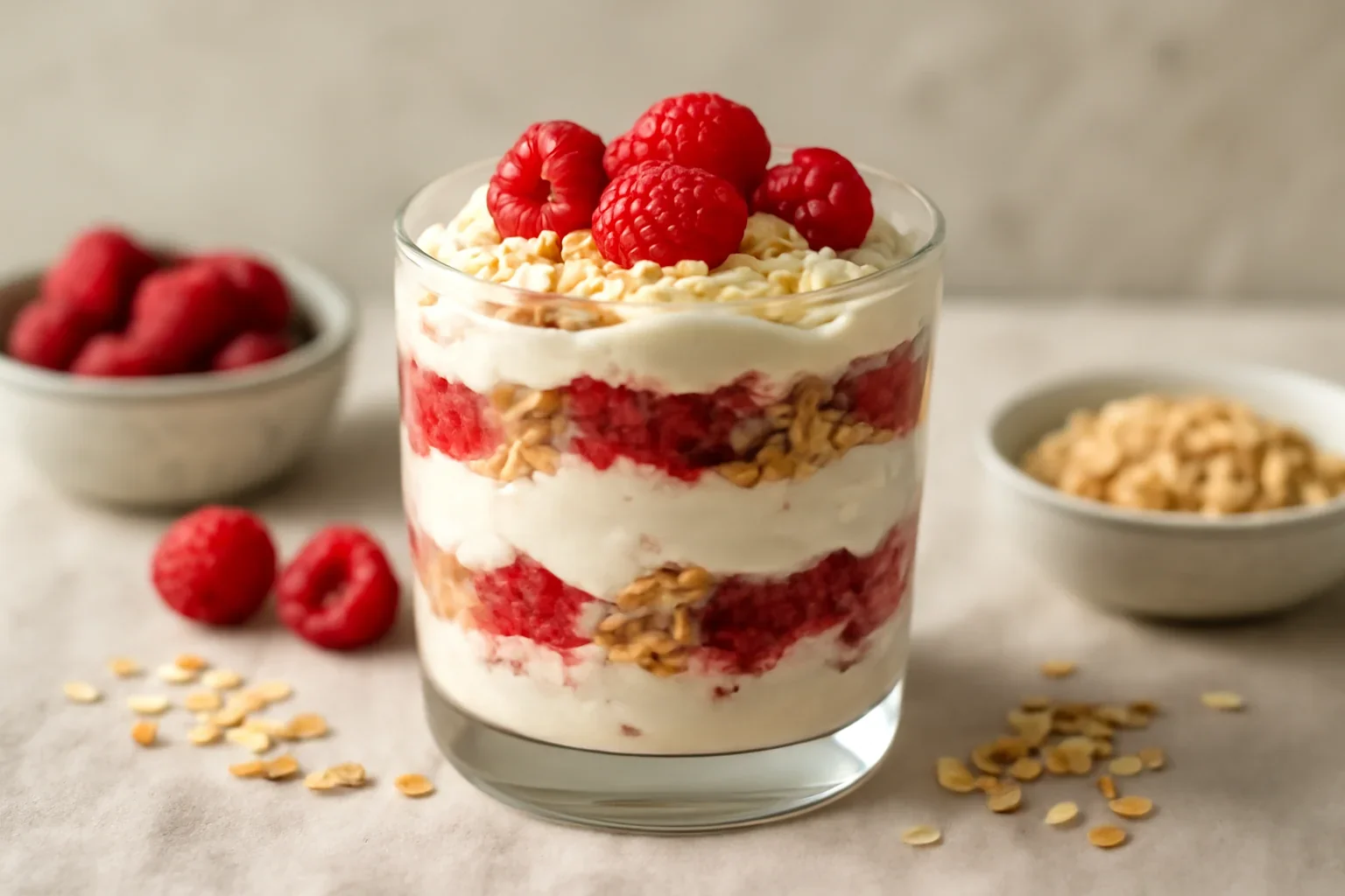 Cranachan cu zmeura si whiskey, desert scotian