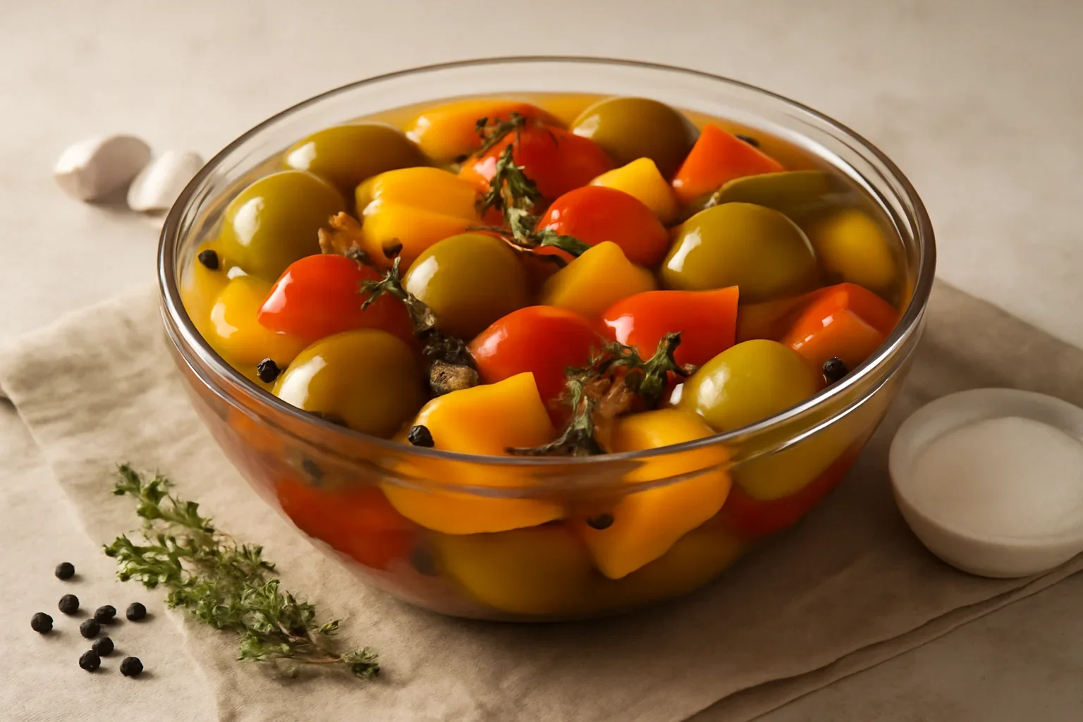Muraturi asortate marinate, hasca, reteta simpla si gustoasa