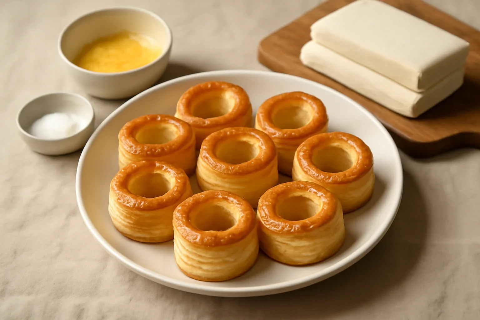 Vol au vent de casă – rețeta de volovan din aluat foietaj