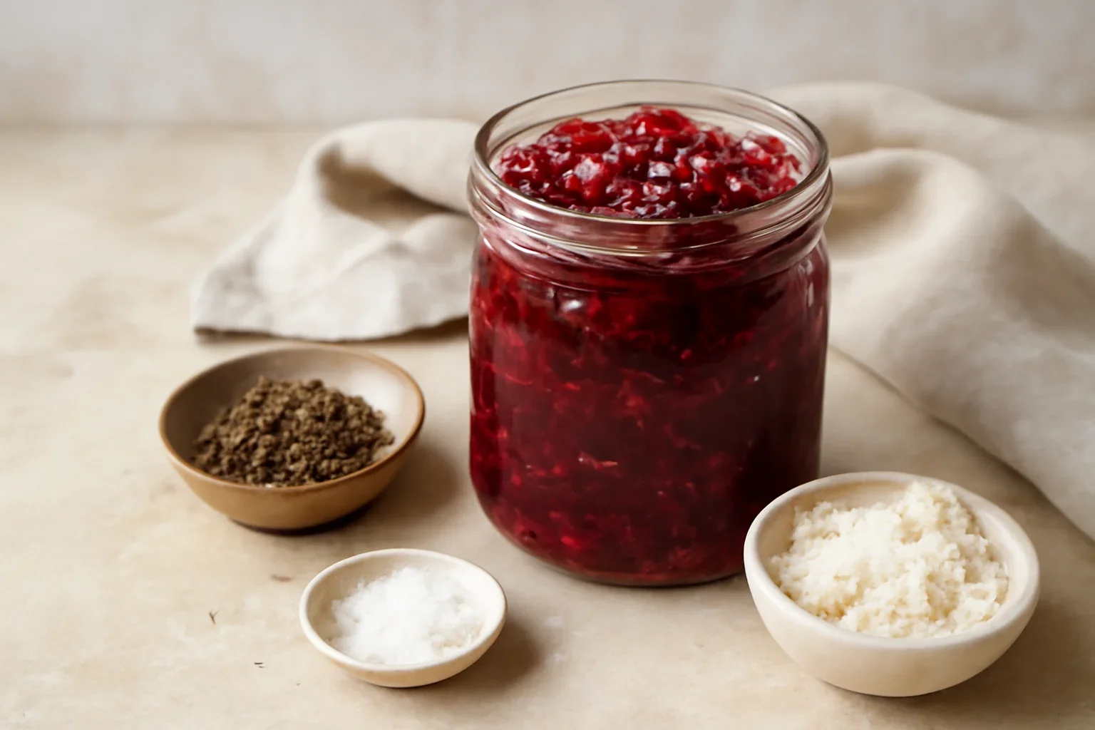 Salată de sfeclă roșie la borcan pentru iarnă – rețeta bunicii