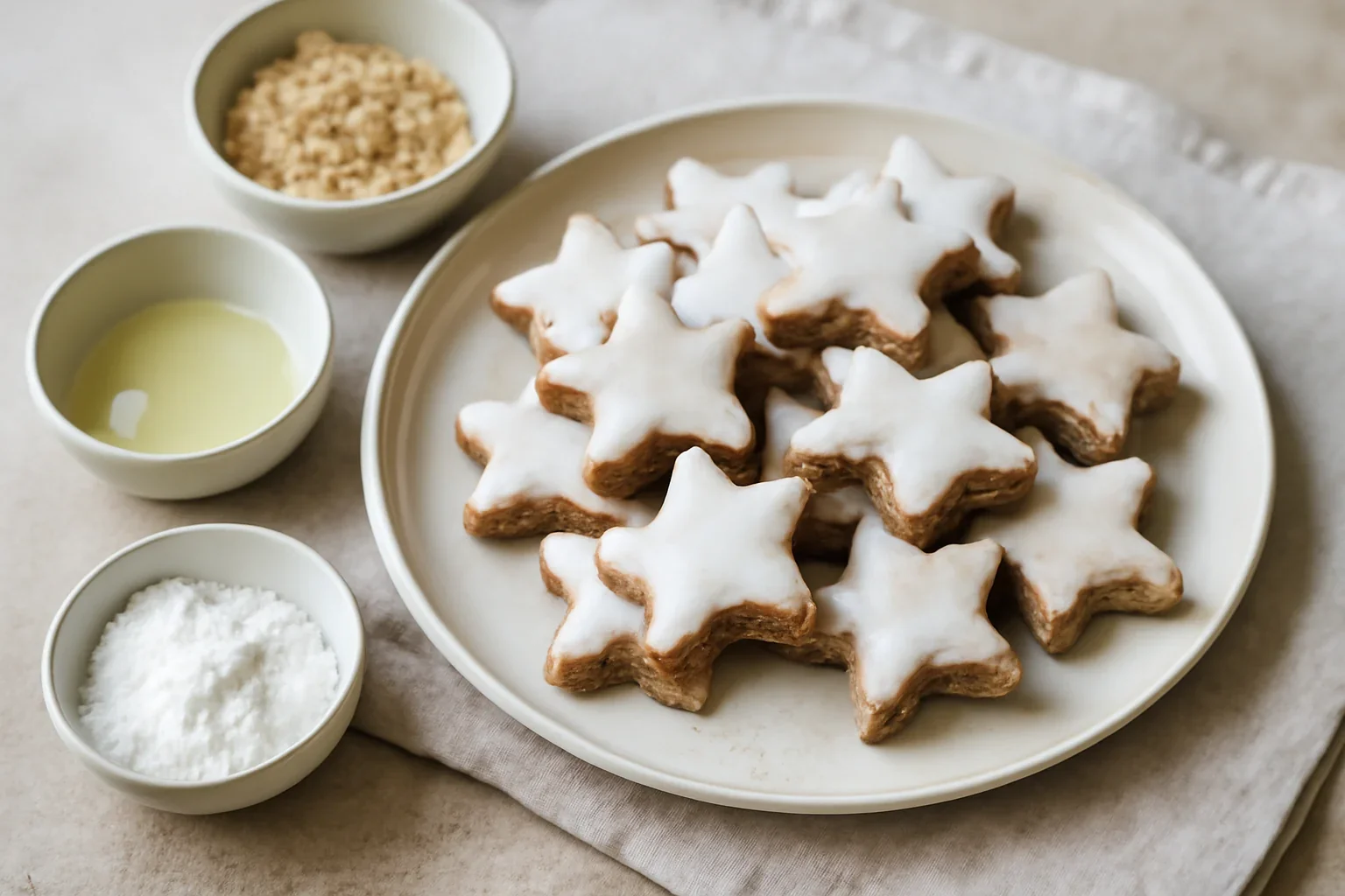 Fursecuri steluțe cu scorțișoară – rețetă video fără unt și fără gluten