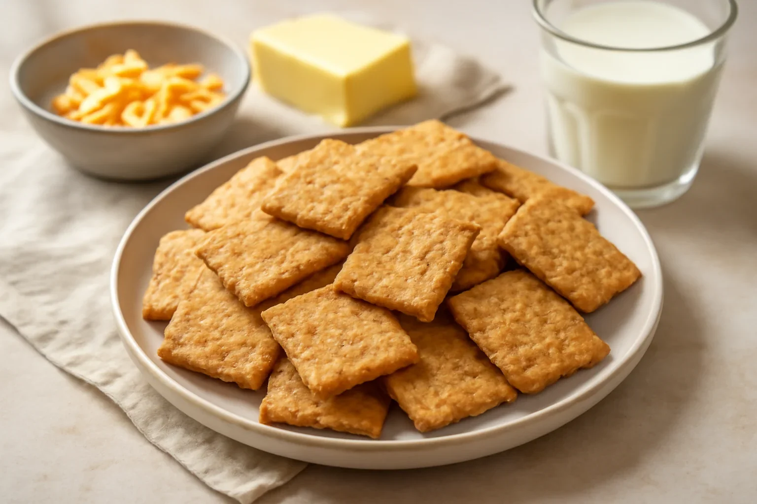 Crackers din patru ingrediente