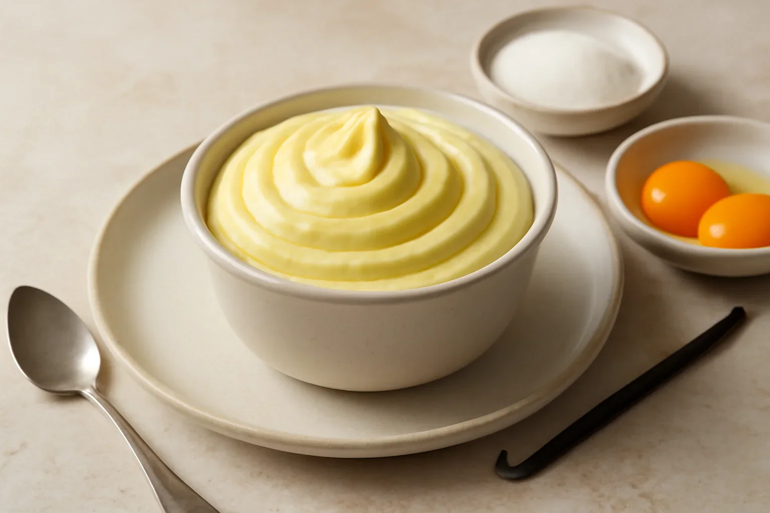 Crema Diplomat – mousse de vanilie