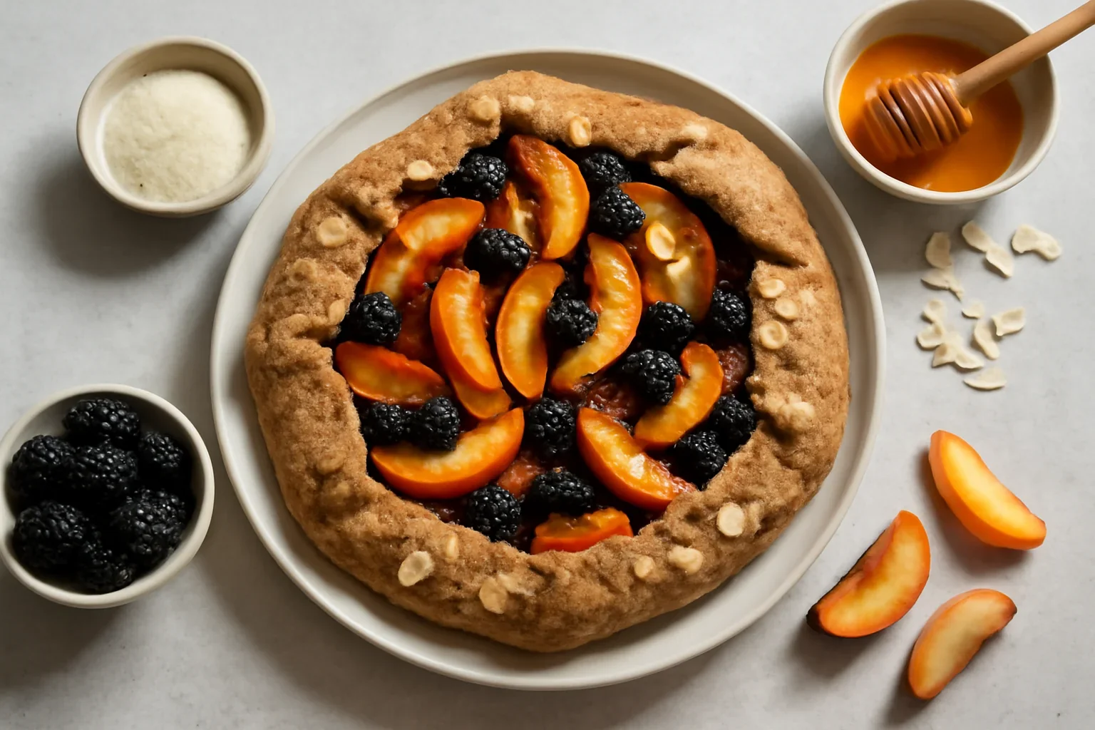 Galette cu piersici