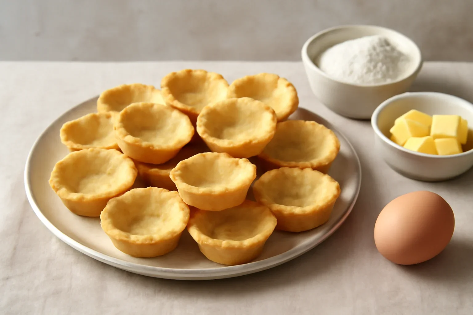 Coji de mini tarte sărate, pentru aperitive – rețetă detaliată
