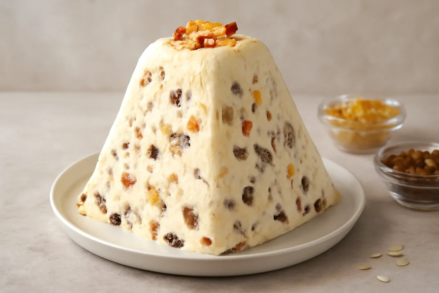 Pască fără coacere cu ricotta sau brânză de vaci – rețeta de paskha rusească