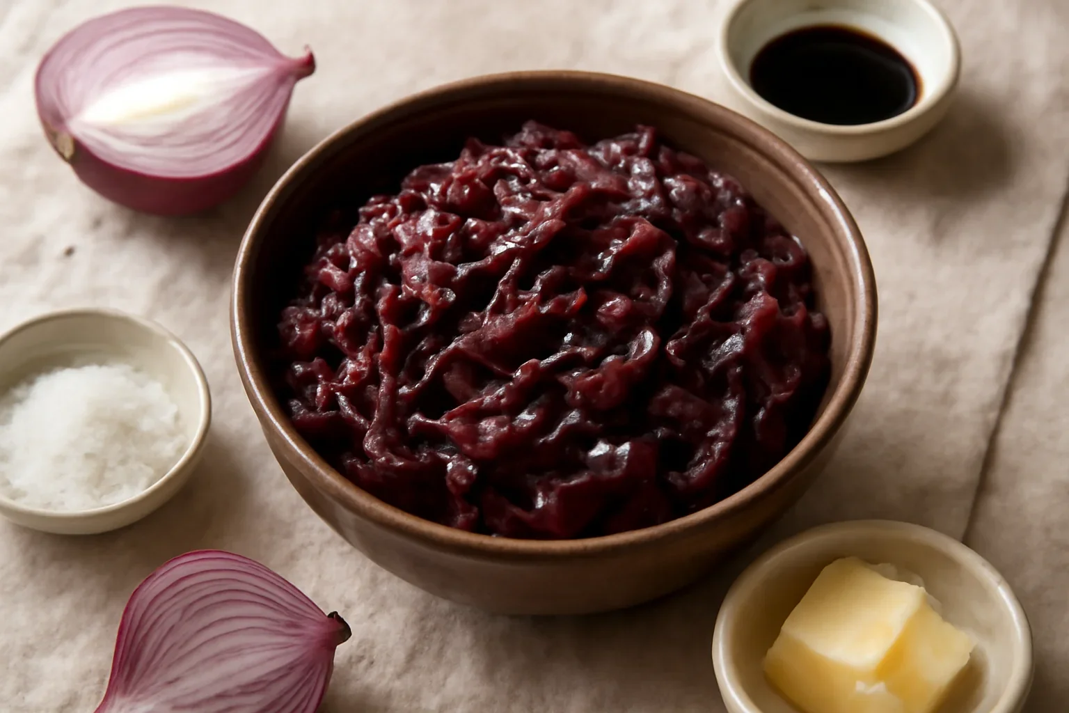 Dulceata de ceapa cu crema de otet balsamic