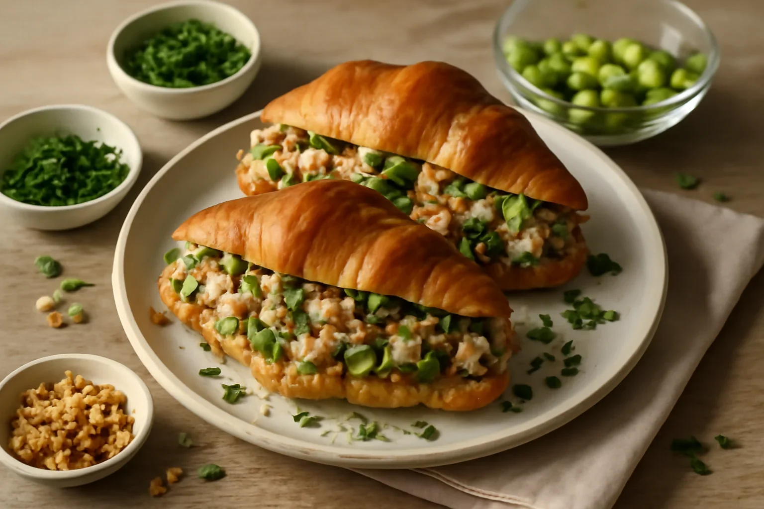 Sandwich cu avocado si pui