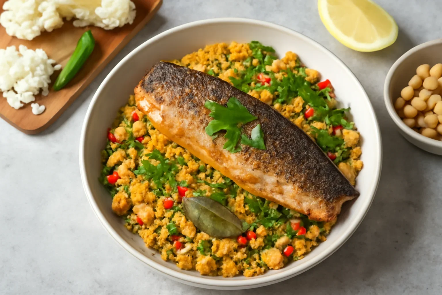 Pastrav cu conopida cous cous