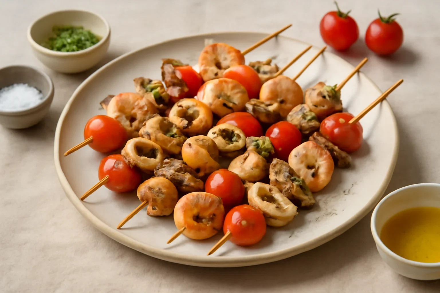 Frigarui din fructe de mare, creveti, calamari, scoici