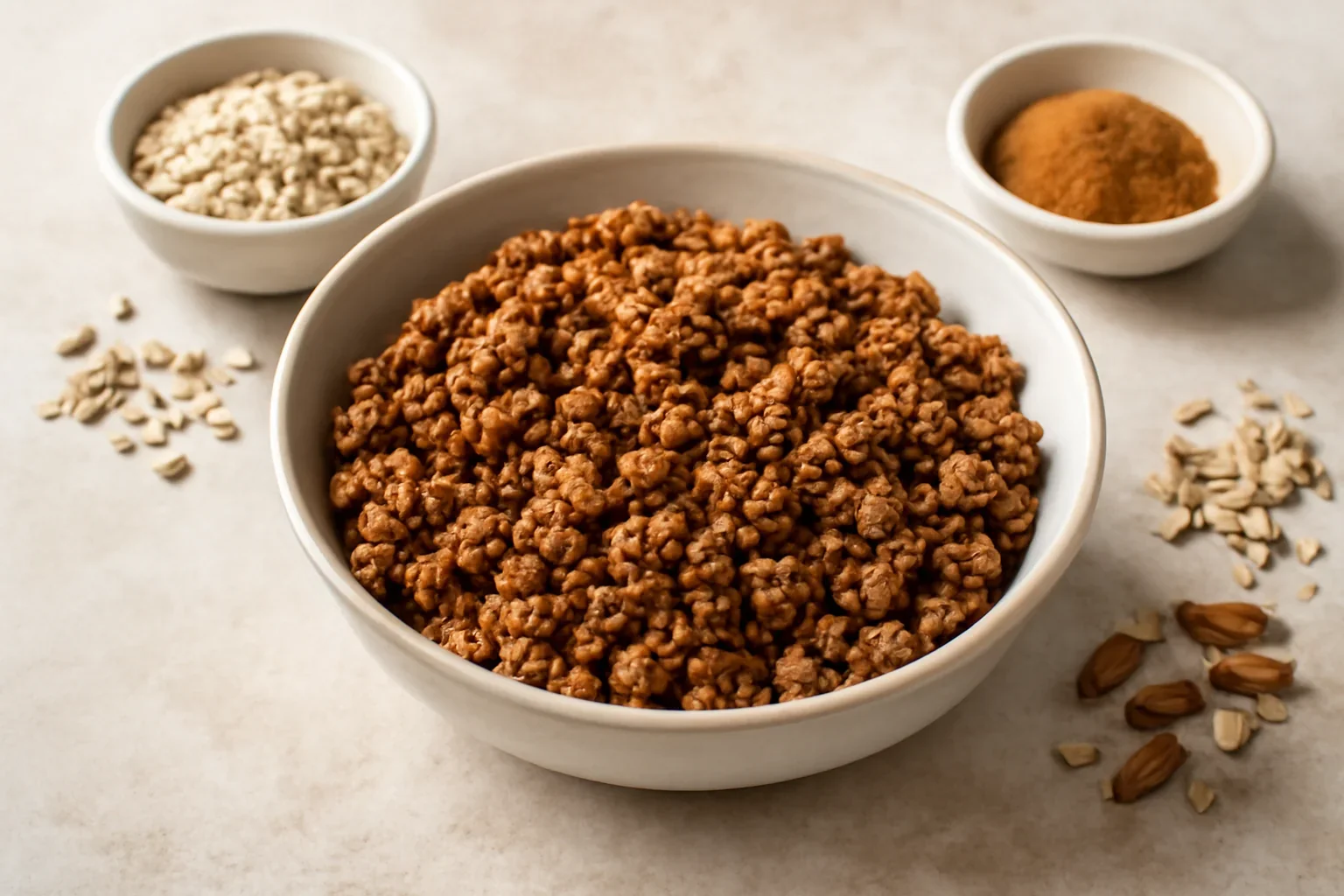 Granola de hrișcă cu scorțișoară