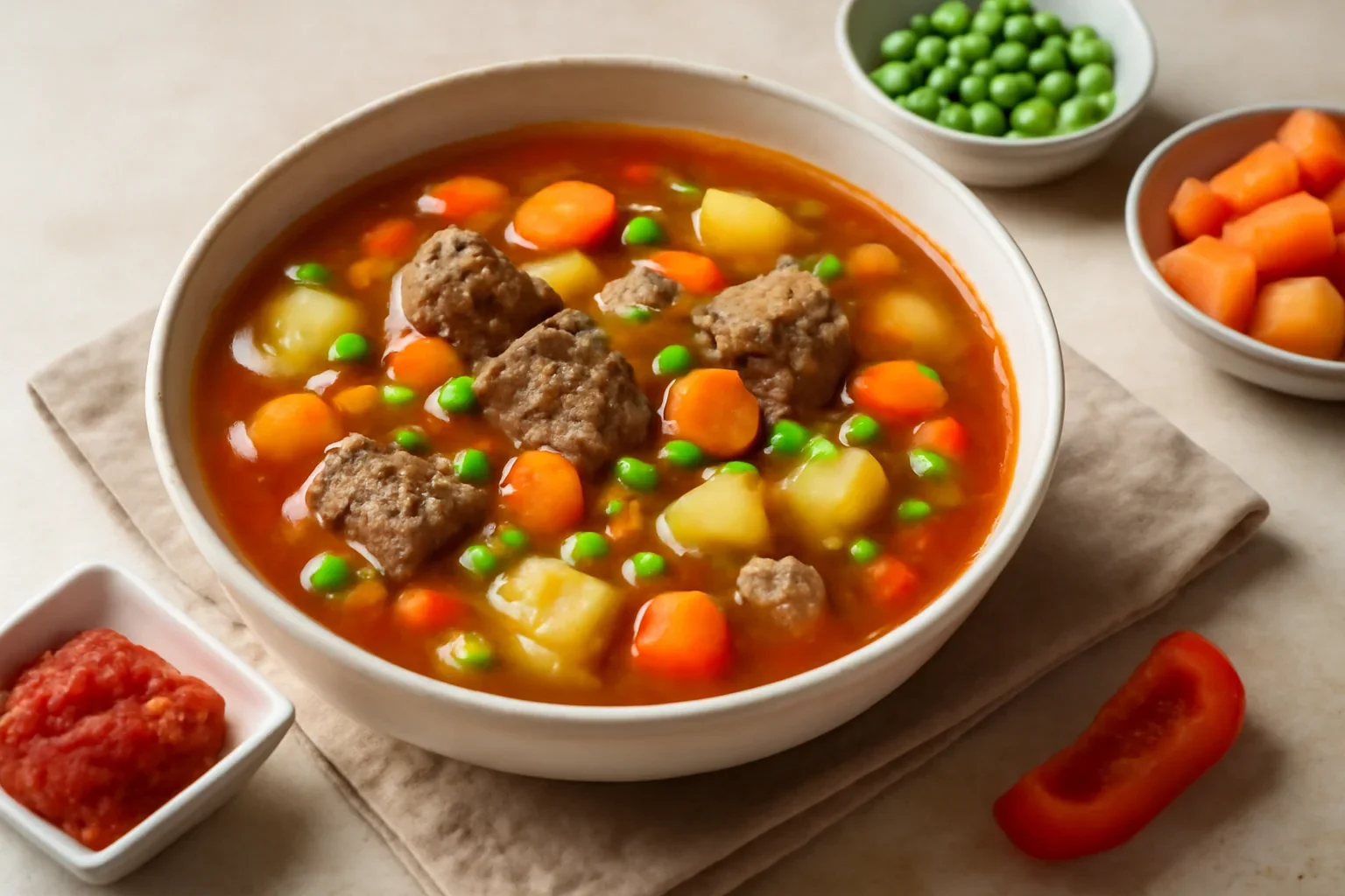 Ciorba gustoasa de vacuta cu legume