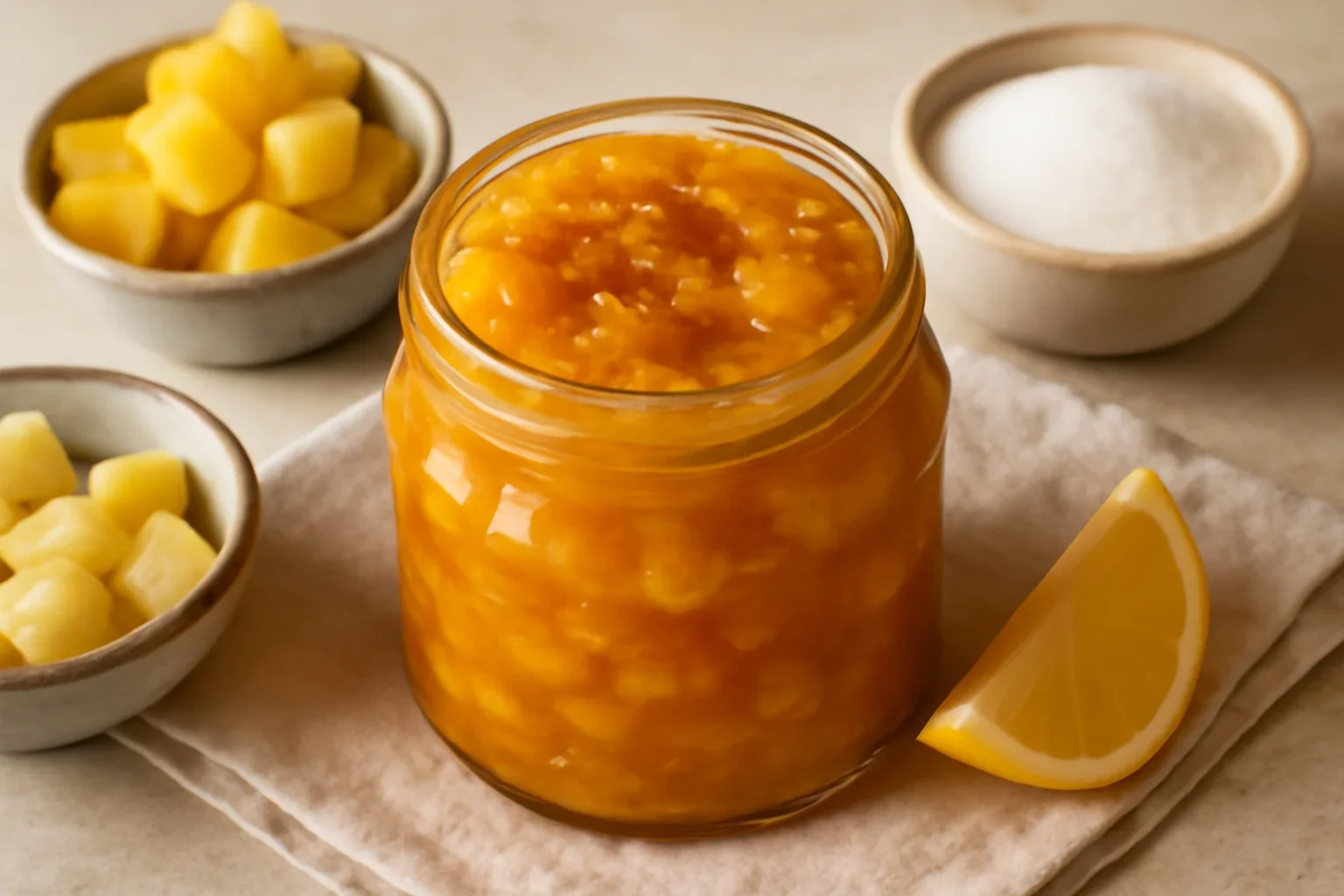 Dulceata de mango si ananas