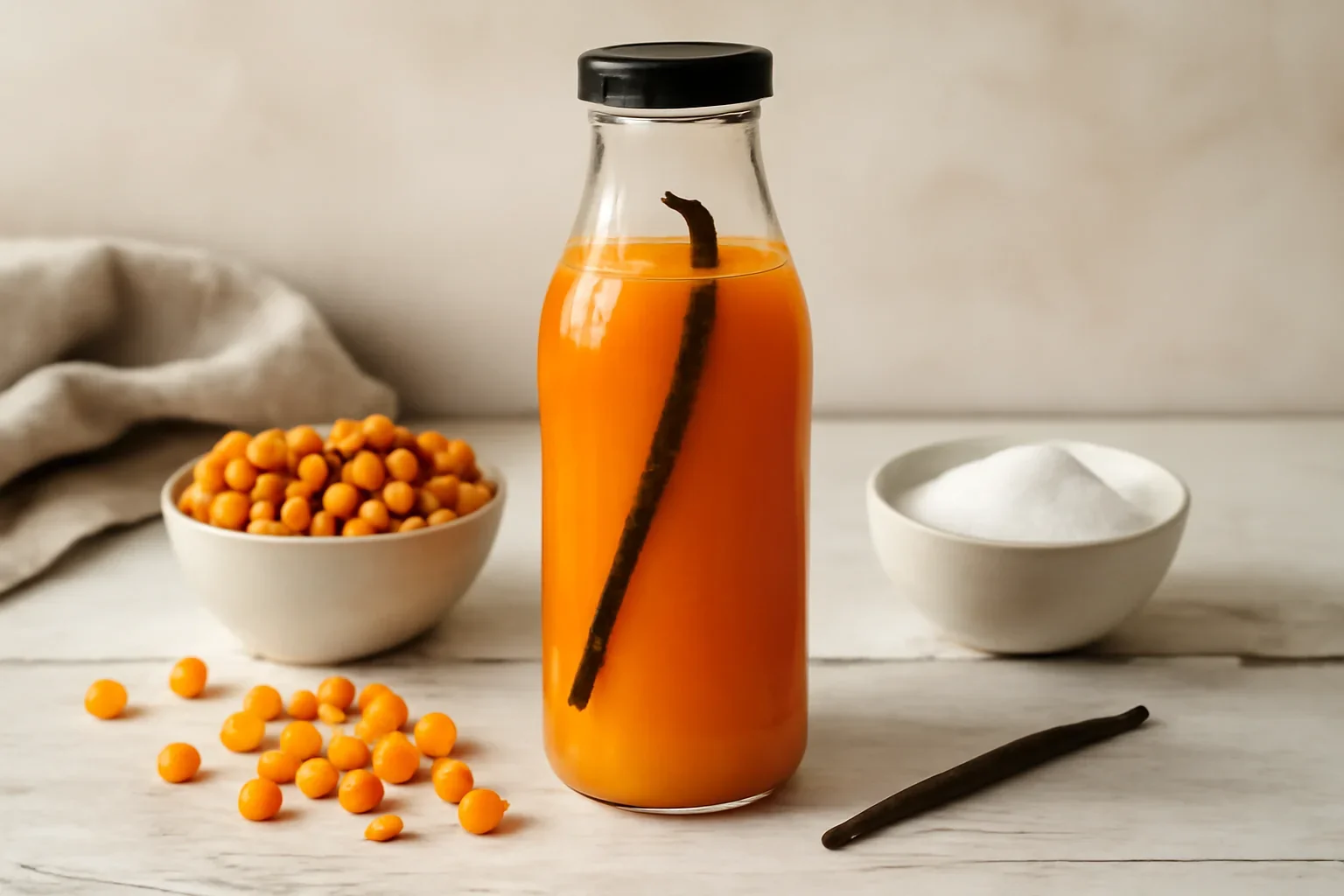 Sirop de cătină rețeta simplă fără conservanți