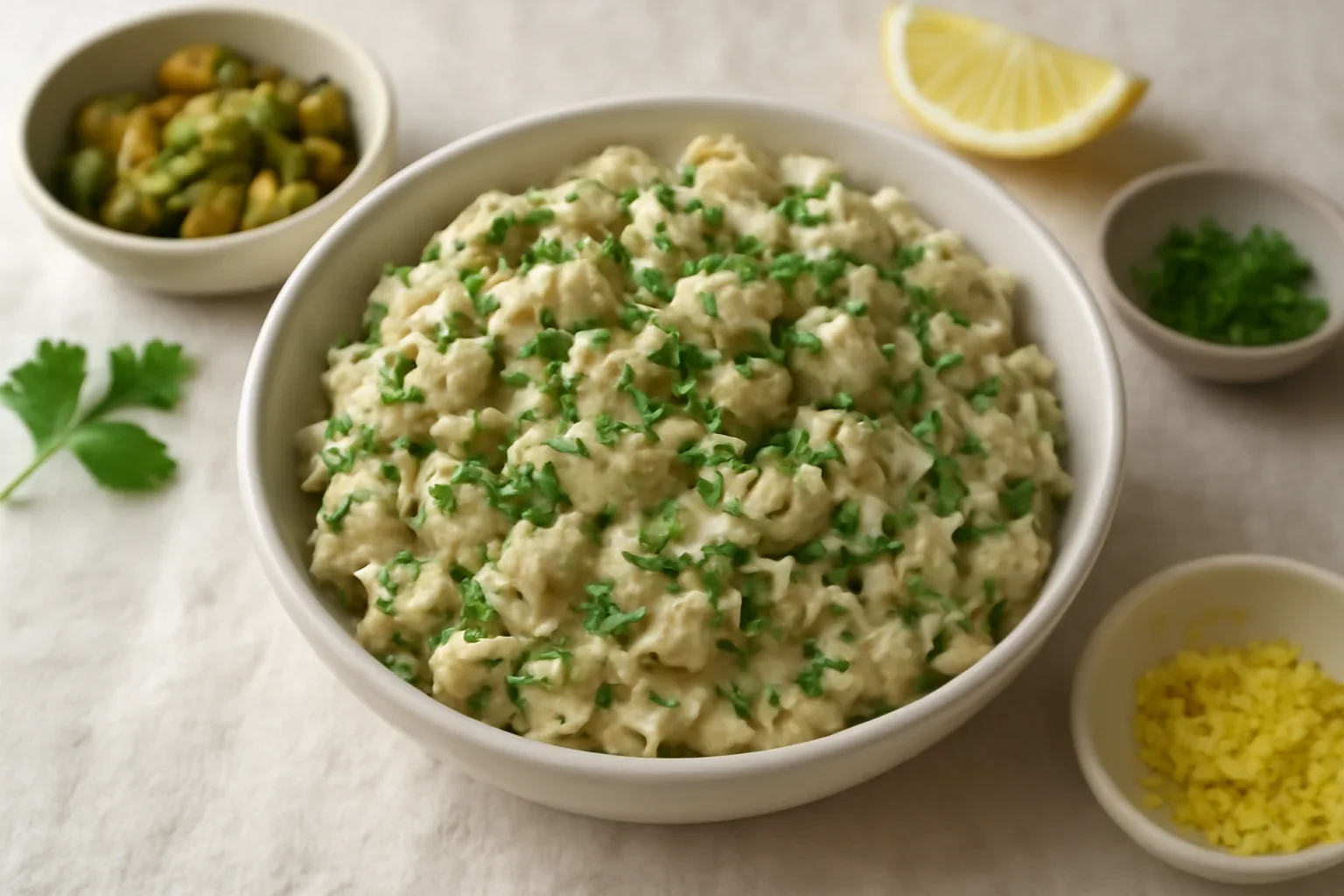 Salata spornica cu pui si ciuperci