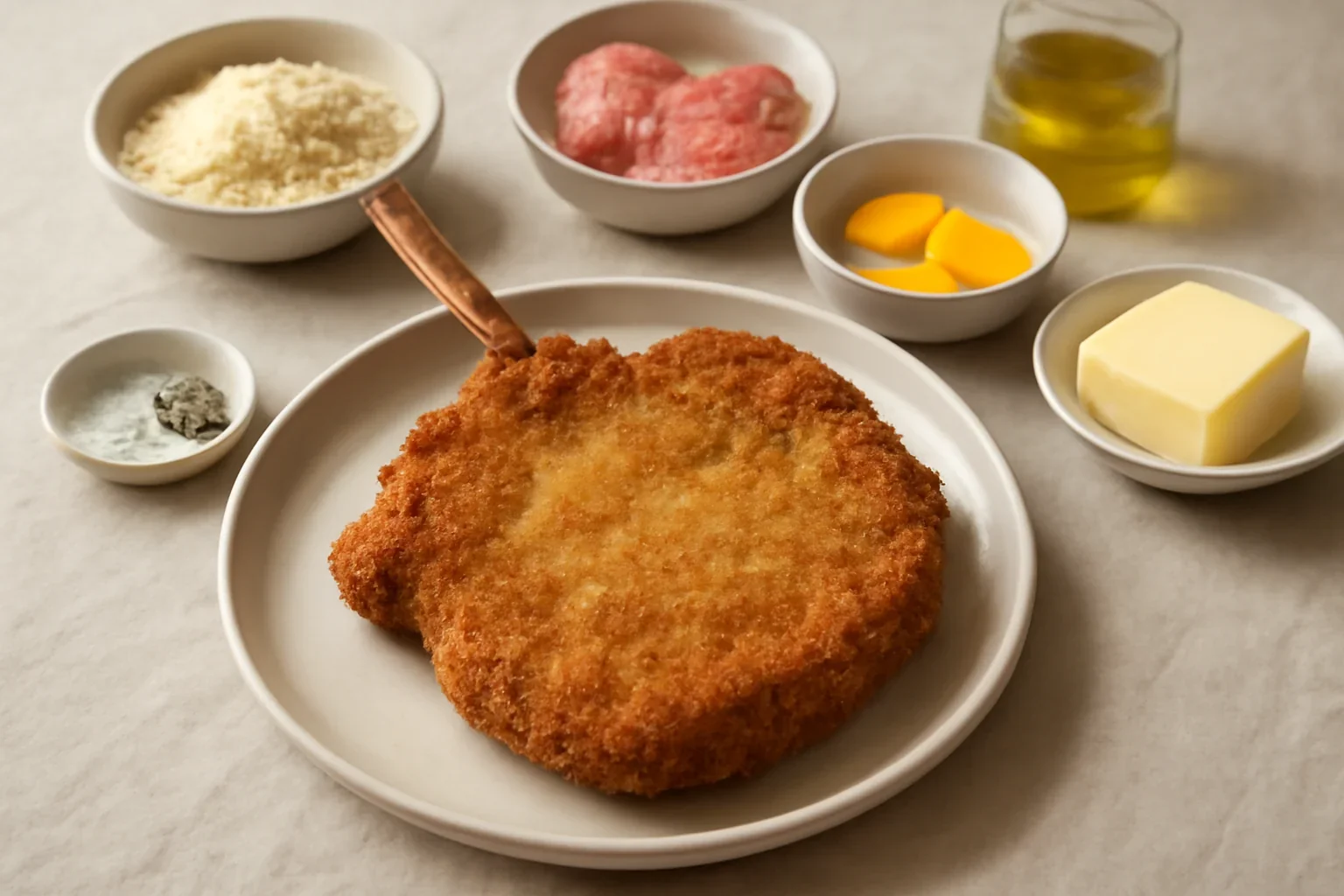 Cotoletta alla milanese reteta de snitel milanez