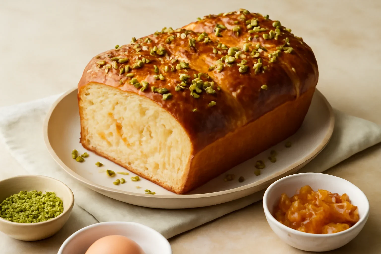 Brioche cu coajă de portocală