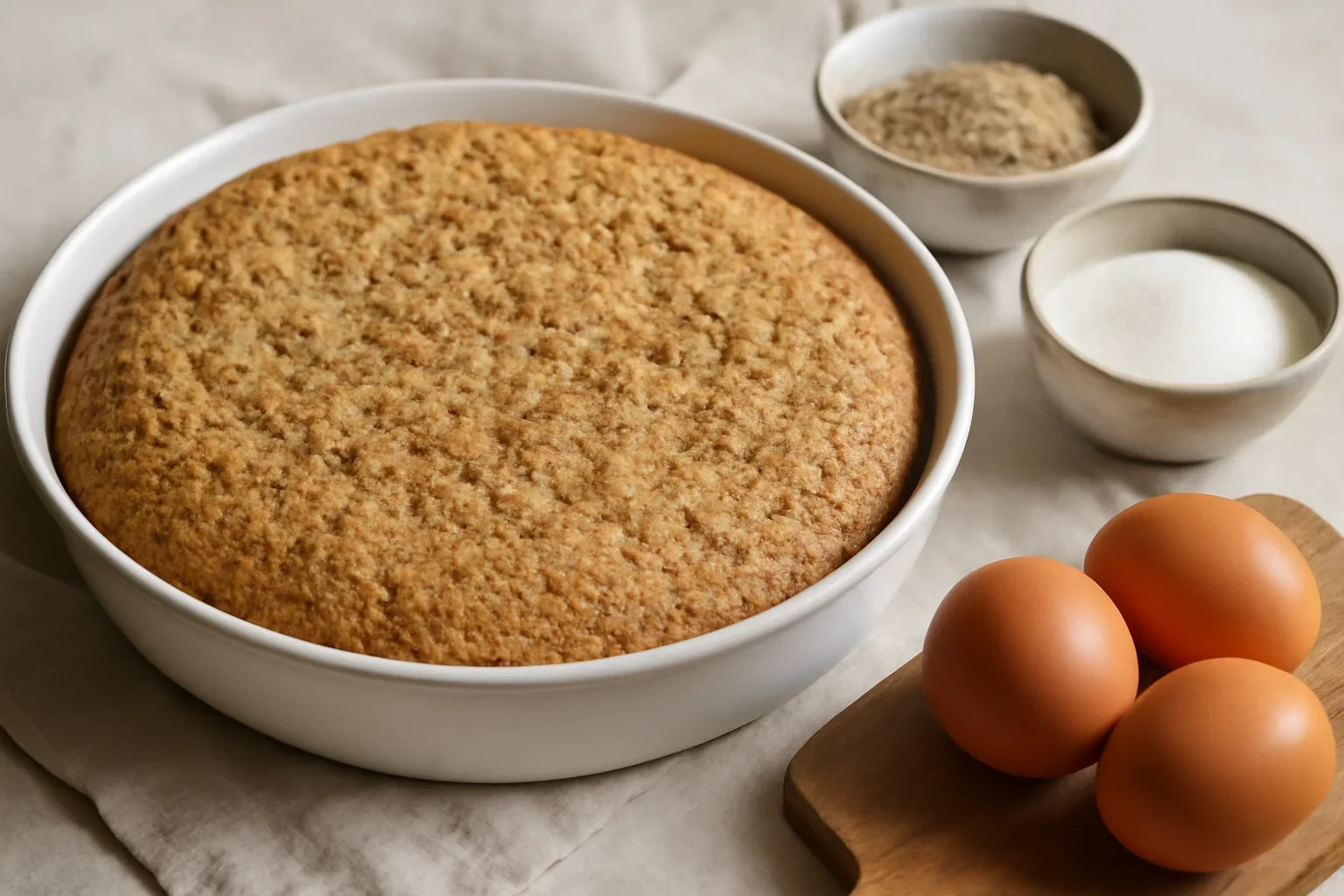 Blat de tort pandispan cu nuca