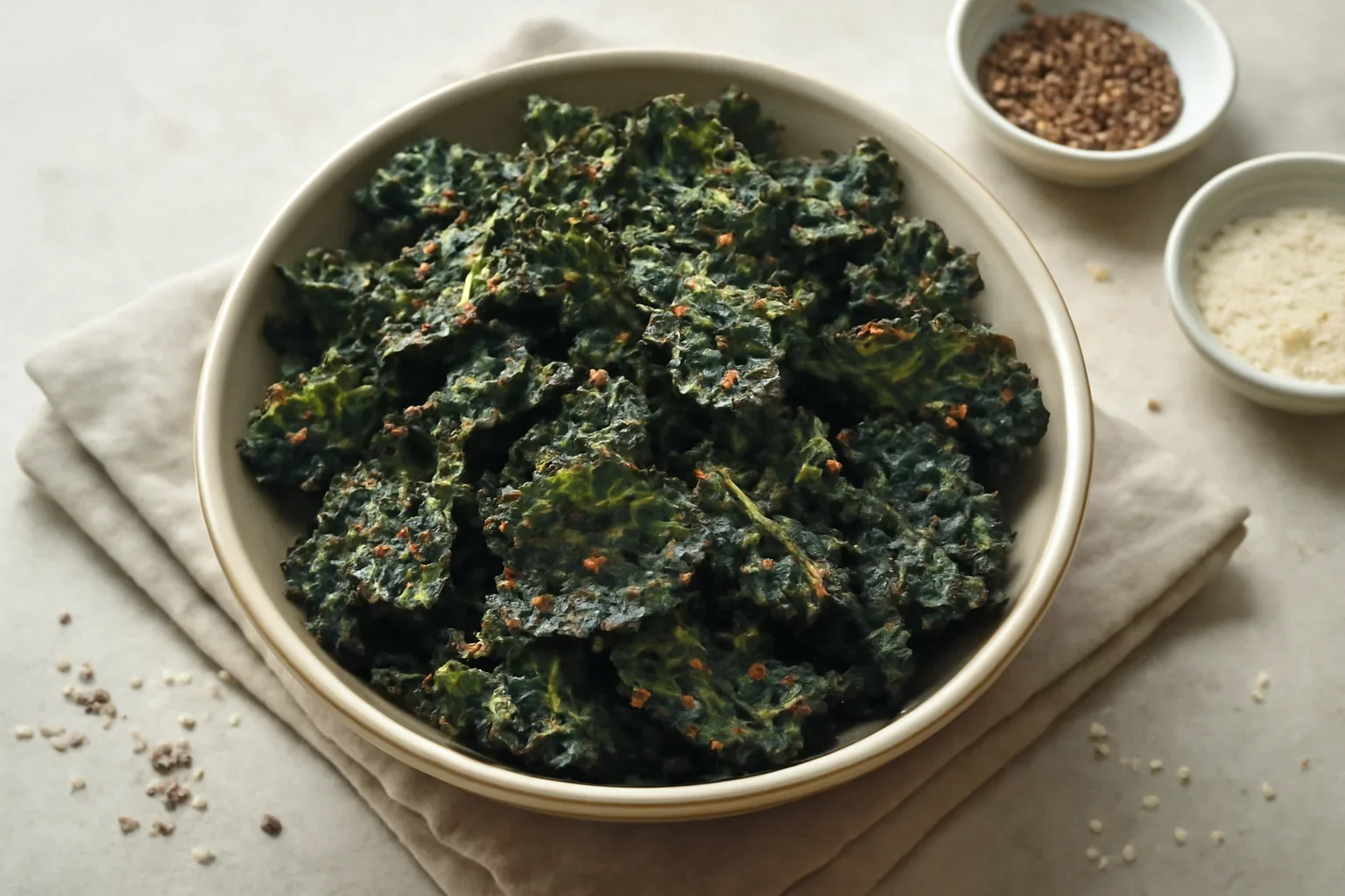 Chipsuri din varza neagra sau kale chips