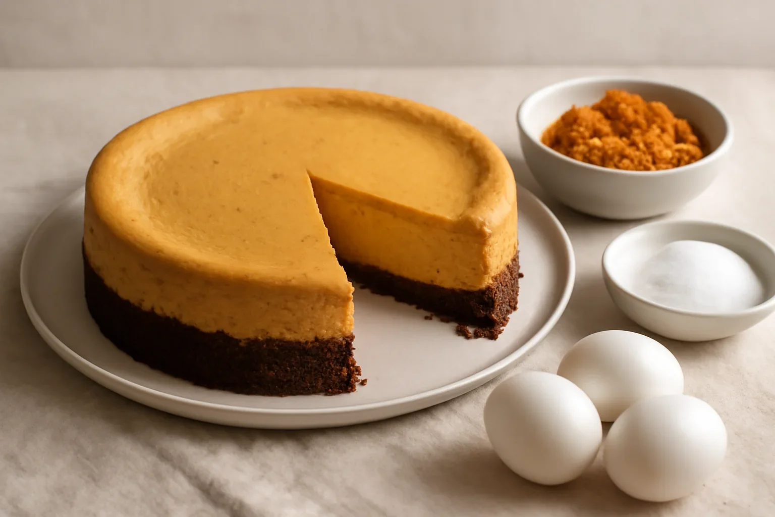 Cheesecake cu dovleac copt