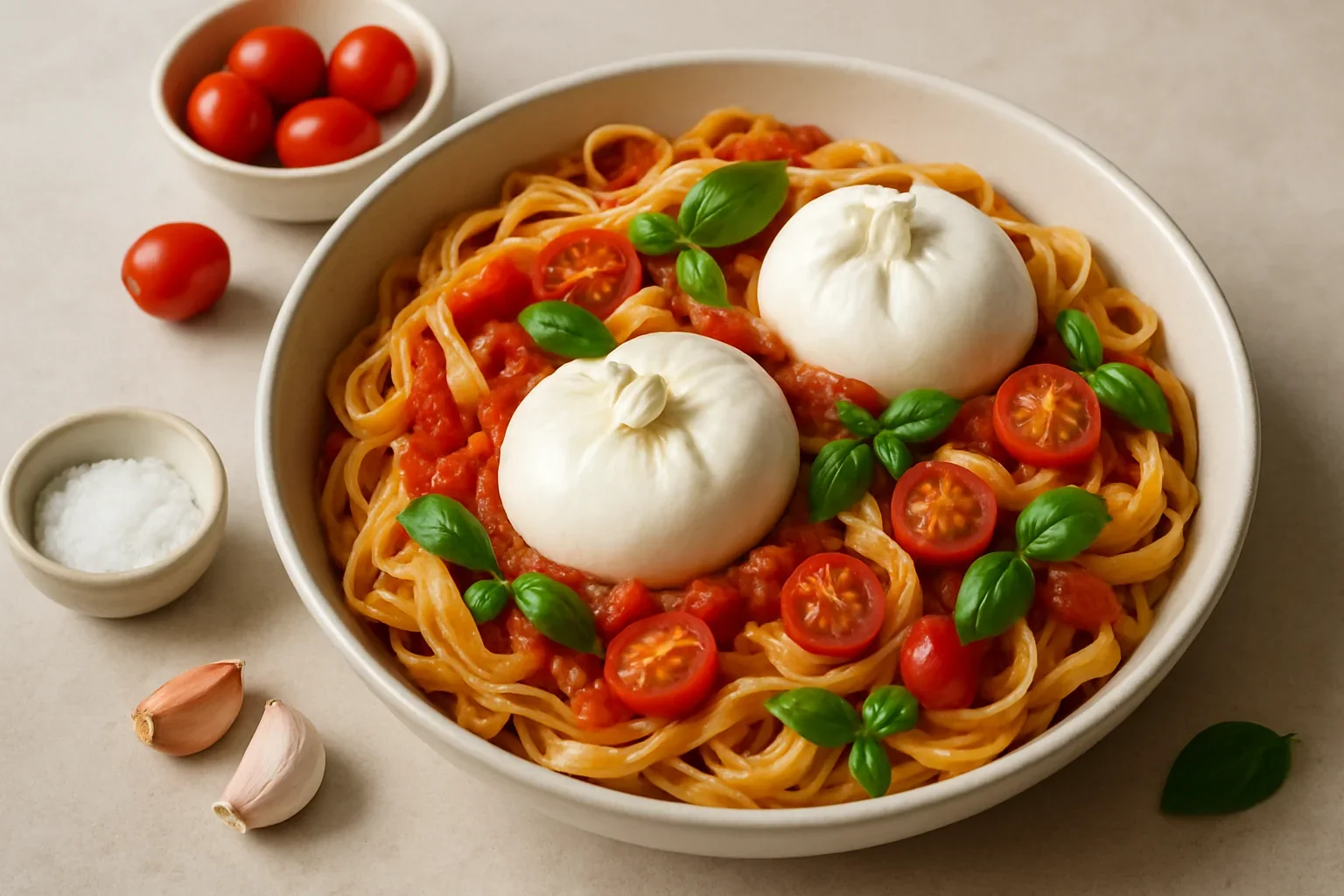 Paste cu burrata|Guest post | Tefal