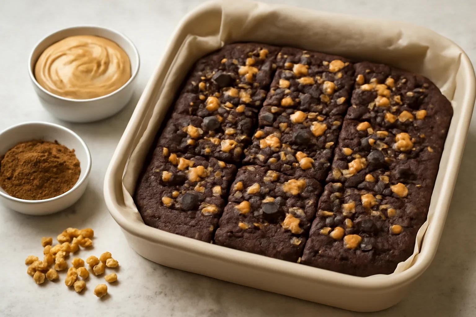 Desert fără zahăr și făină – rețeta video de negresă dietetică, gluten free