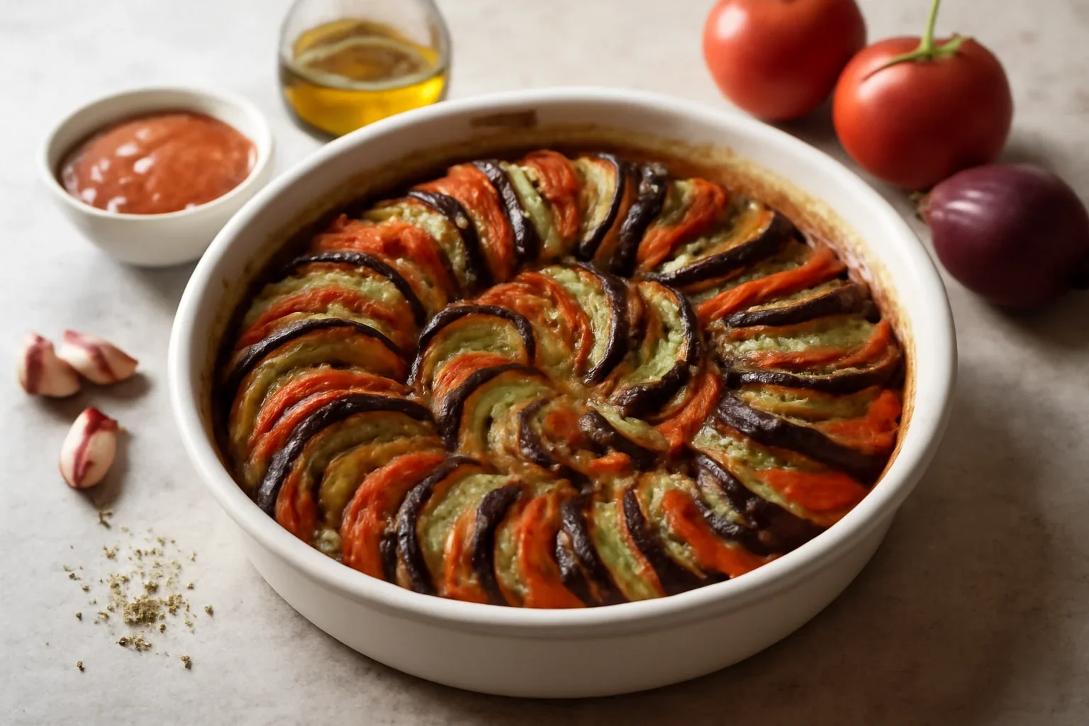 Ratatouille – rețeta clasică franțuzească, vegană, foarte gustoasă