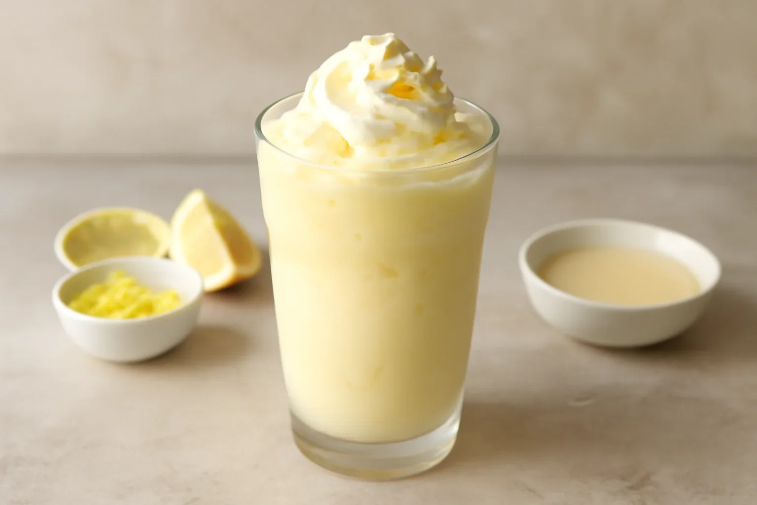 Limonadă cremoasă cu gheață – rețeta de Whipped Lemonade