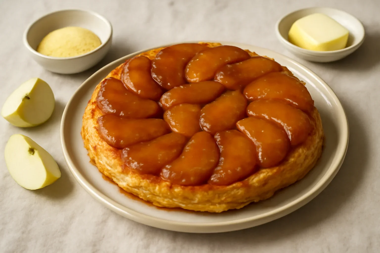 Tarte Tatin rețeta franțuzească de tartă răsturnată cu mere caramelizate și foietaj