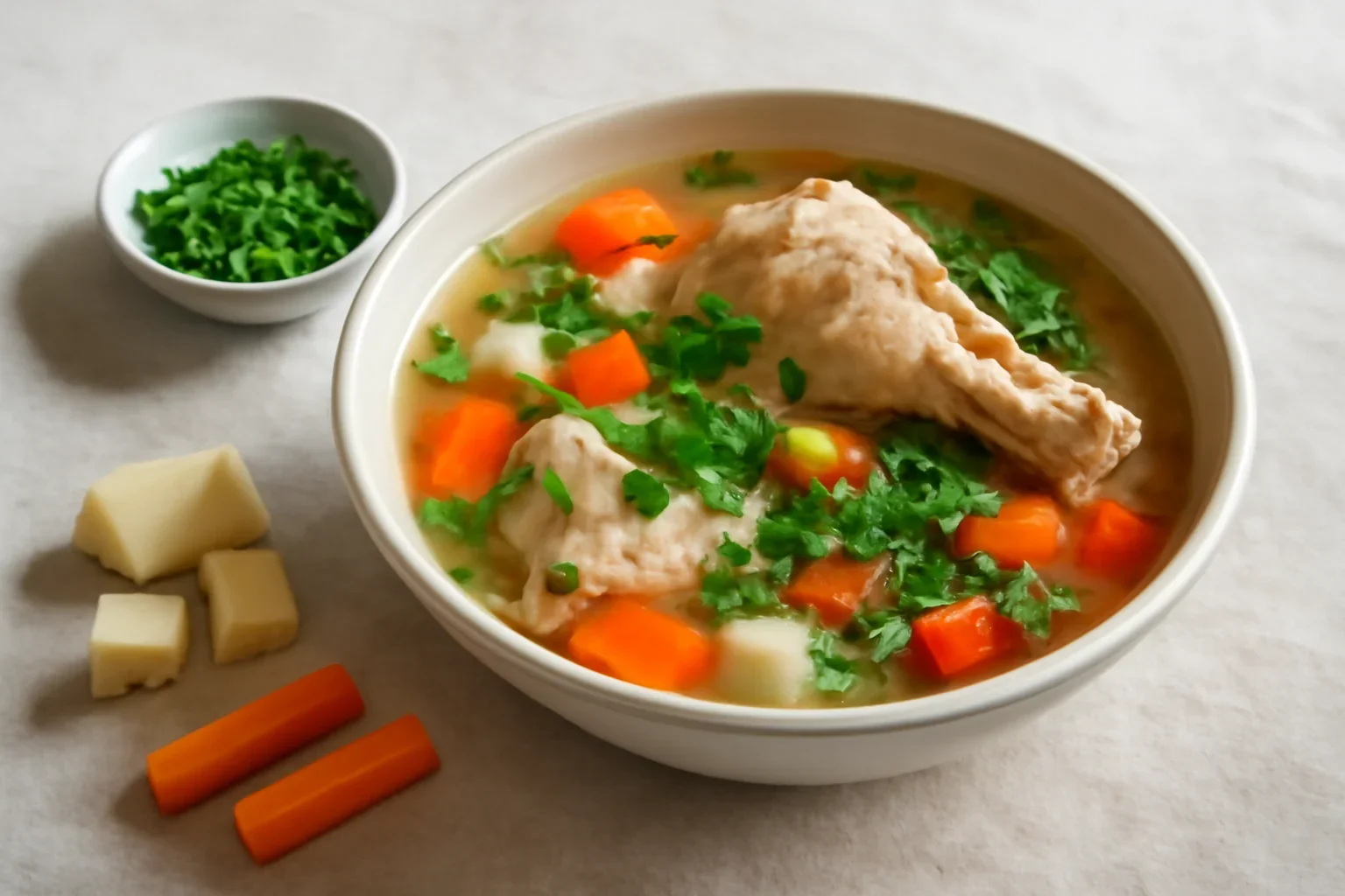 Supa de pui facuta la Crock-Pot