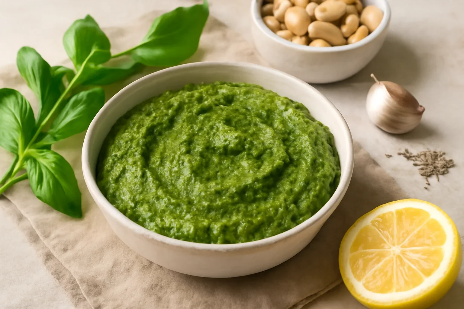 Pesto de busuioc — rețetă de bază