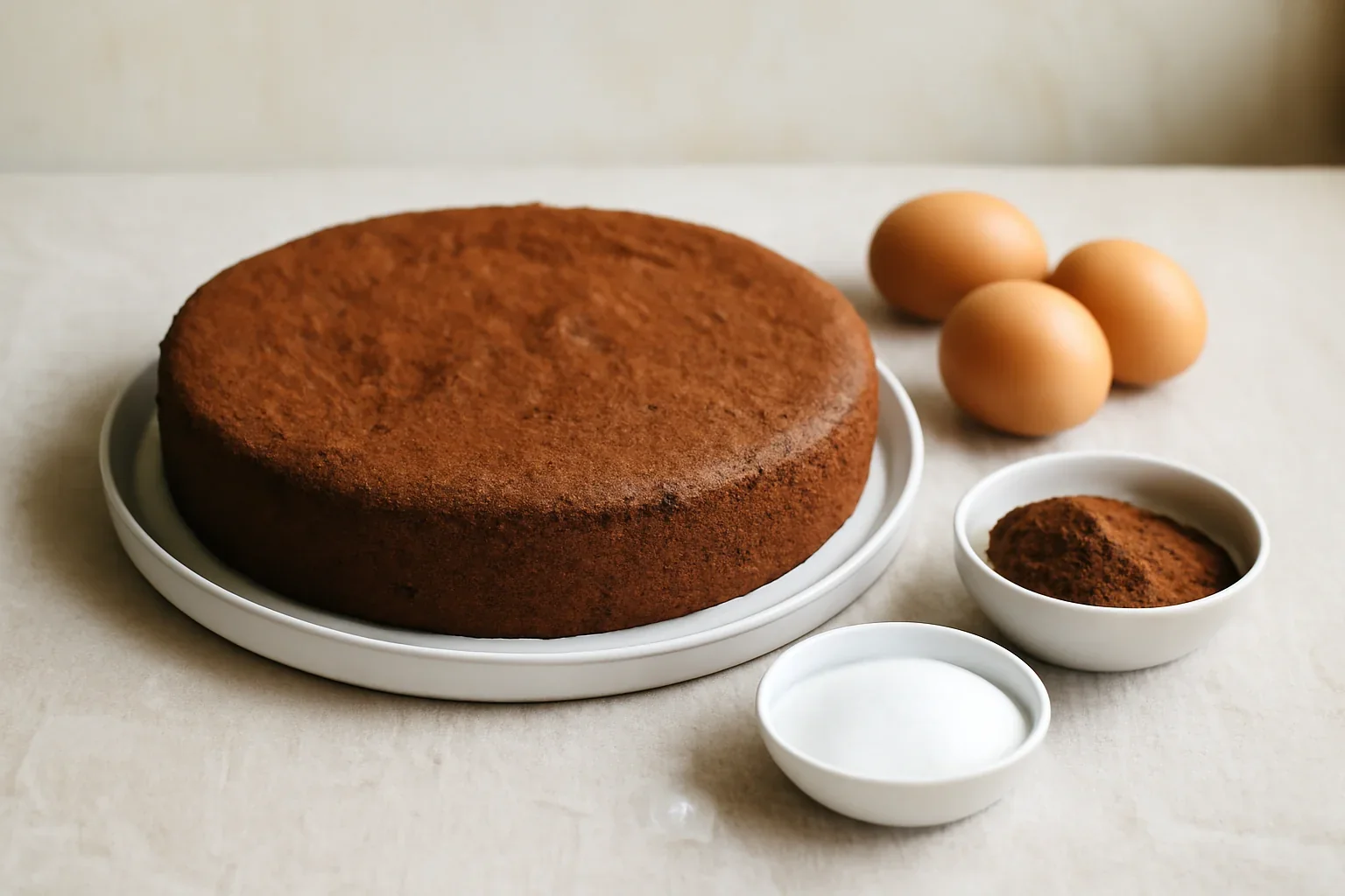 Blat de tort pandispan cu cacao