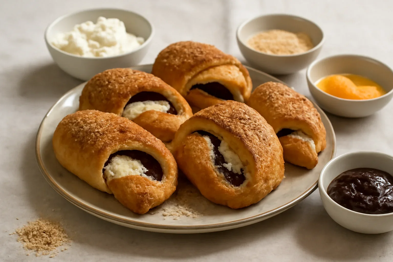 Cozonăcei cu dublă umplutură