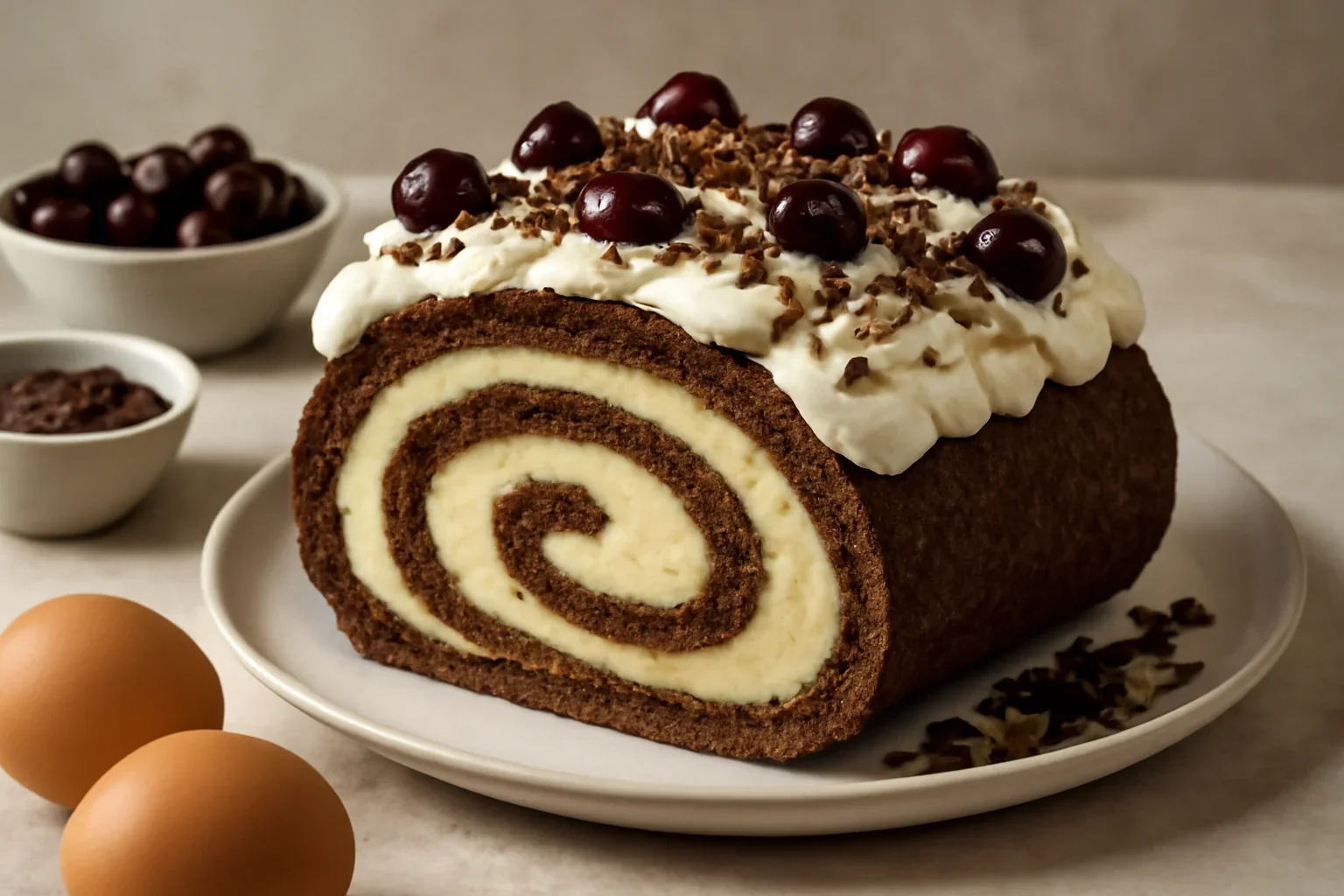 Tort spirala cu vanilie si frisca