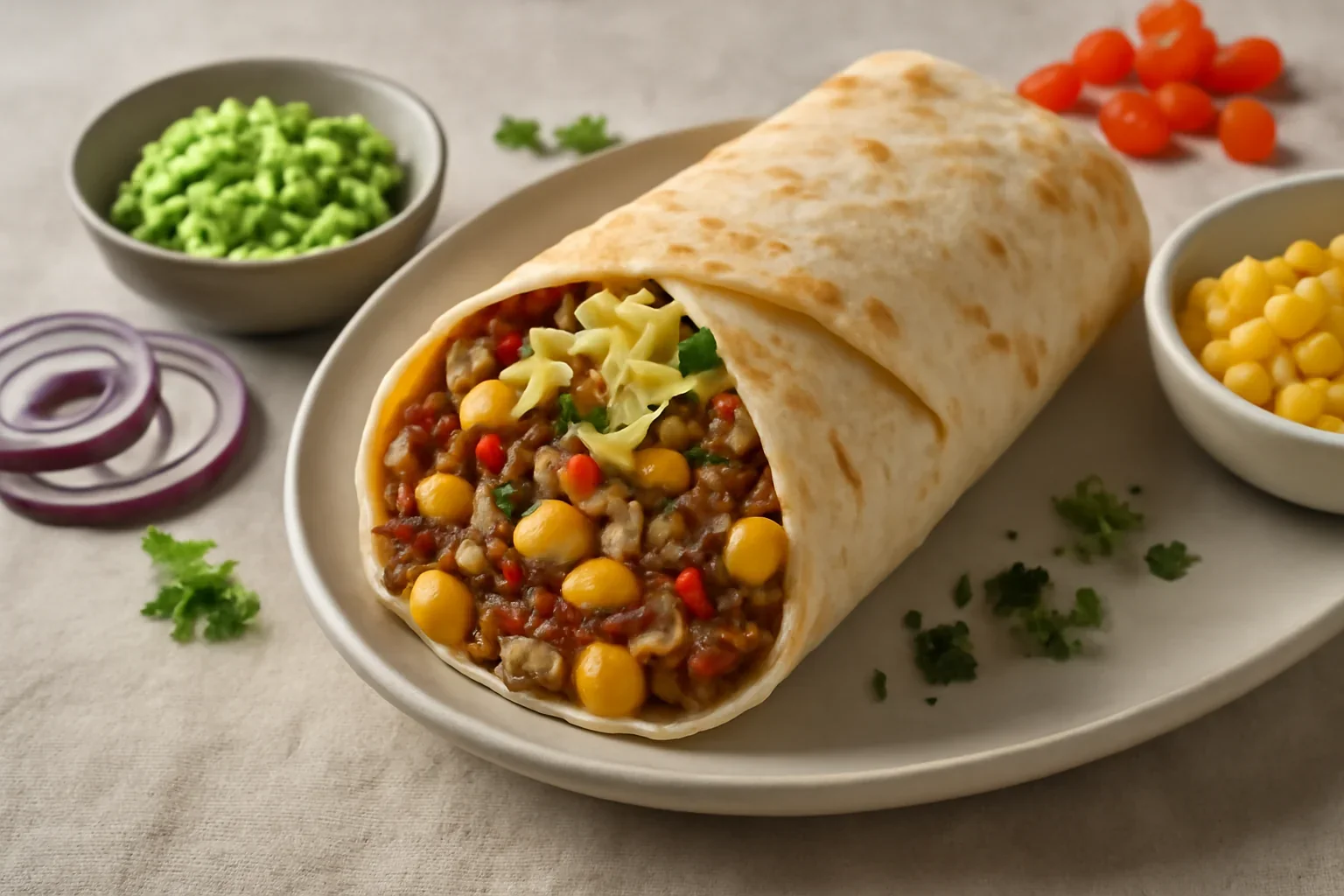 Burrito mexican cu carne de vita