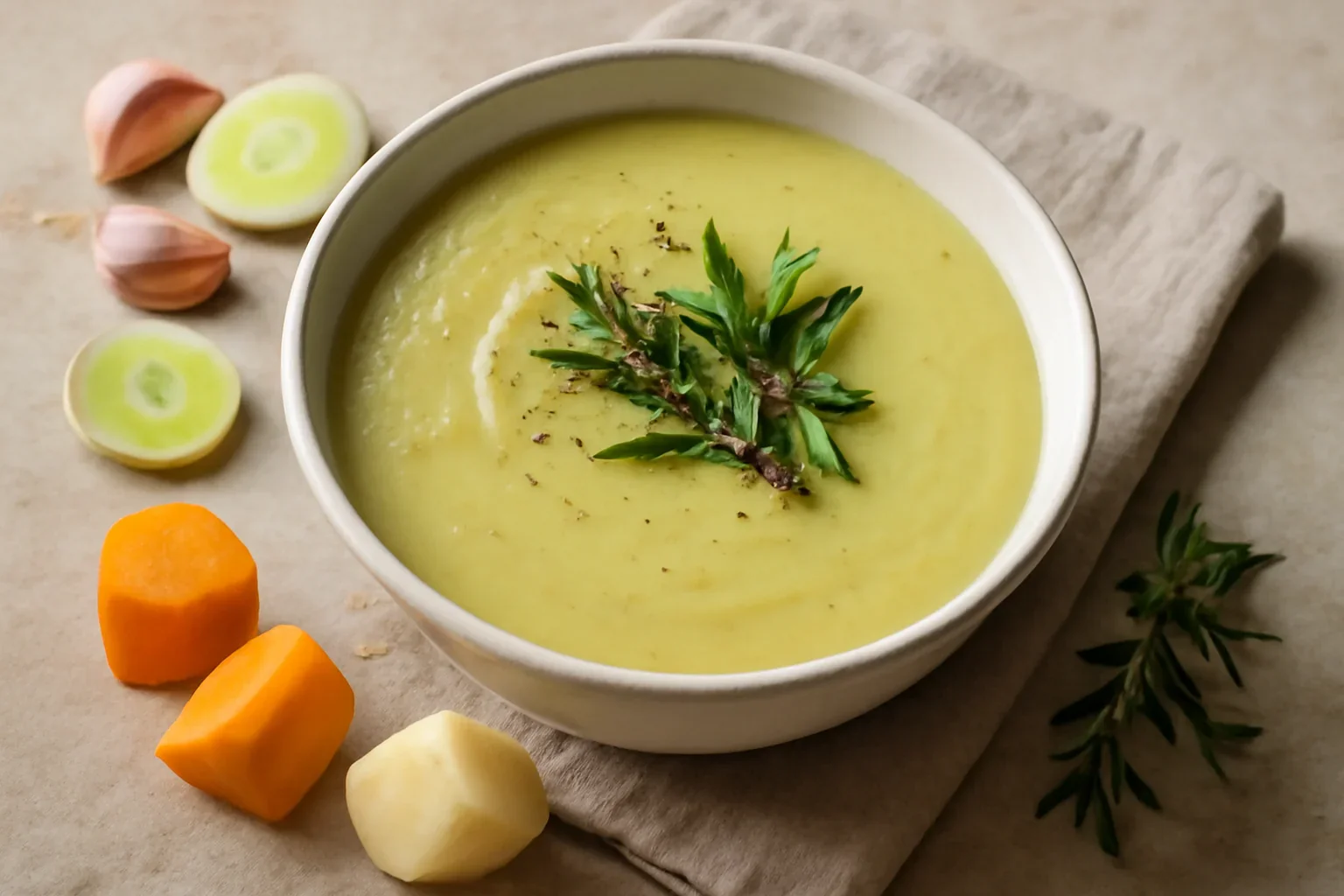 Cremă de legume – cu gust de primăvară