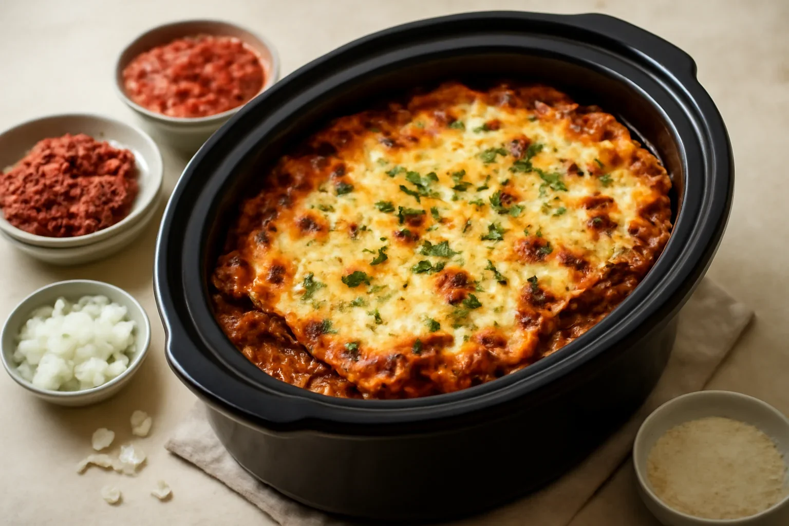 Lasagna la crock-pot