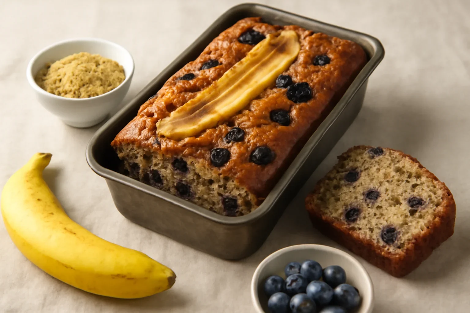 Banana Bread – rețetă simplă și rapidă de chec cu banane