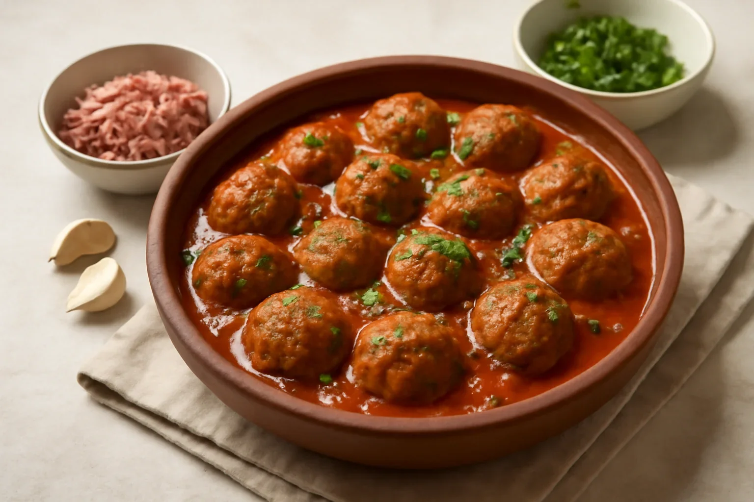 Tajine cu chiftele