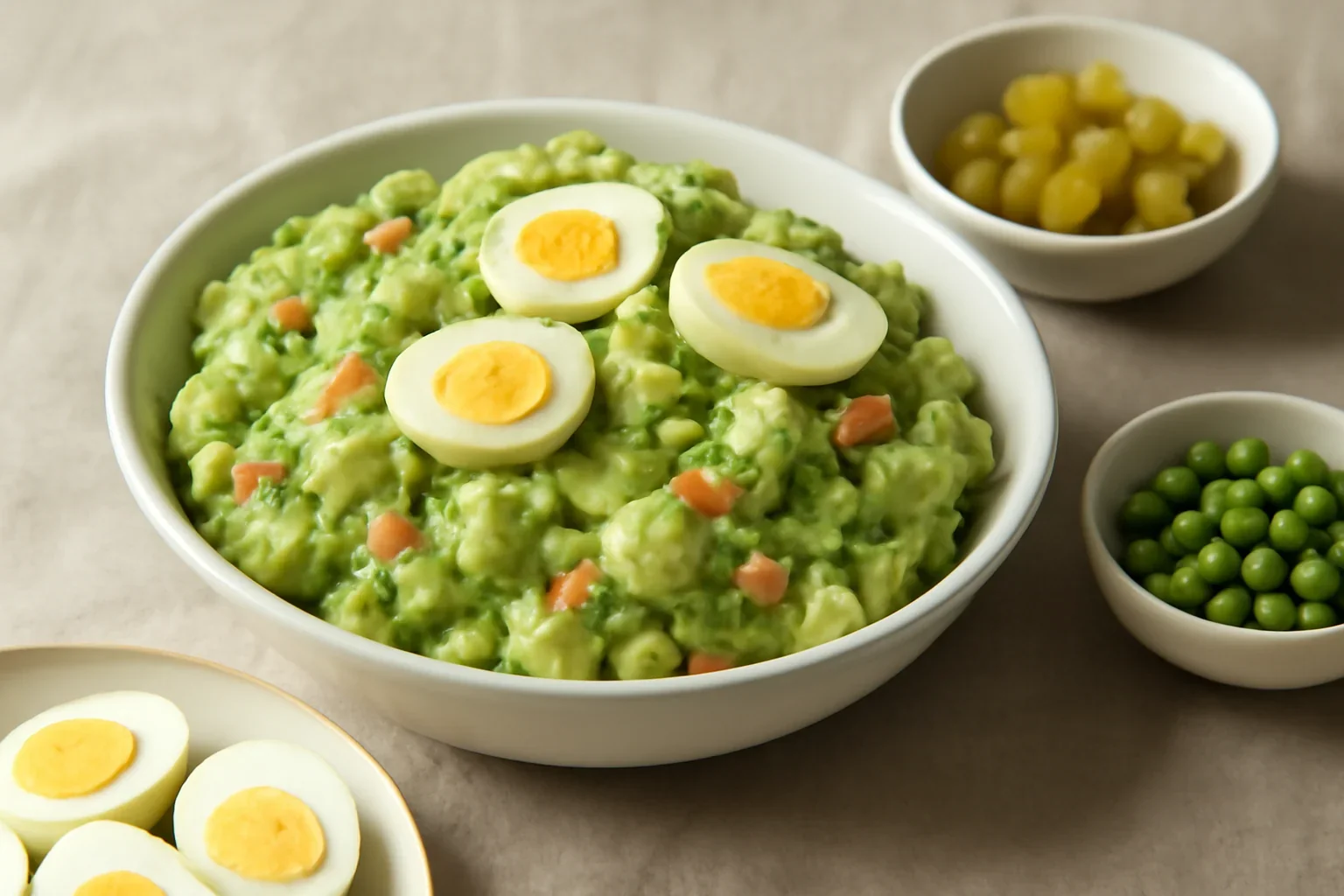 Salată de Crăciun cu maioneză de avocado