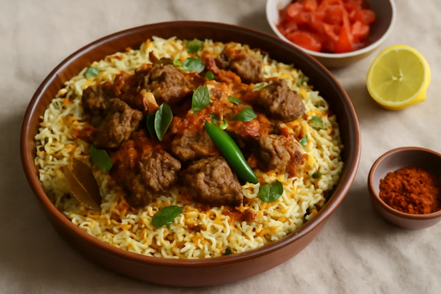 Biryani cu carne de berbec, preparatul de la Masterchef