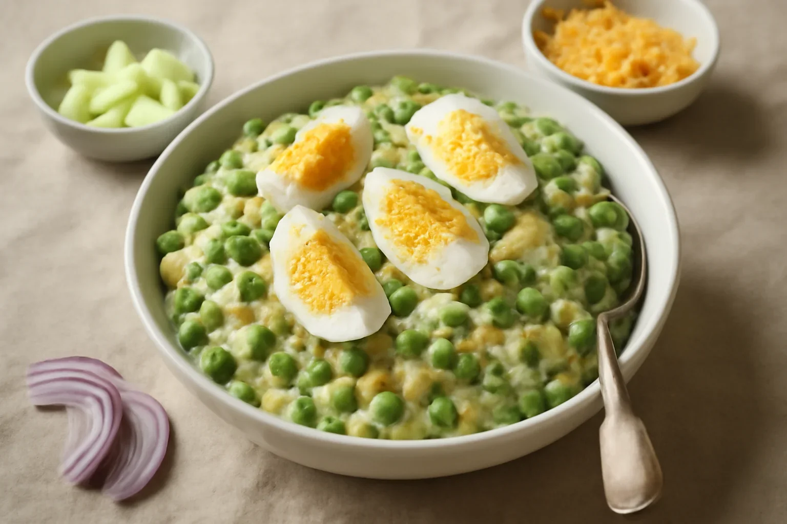 Salata de mazare cu oua